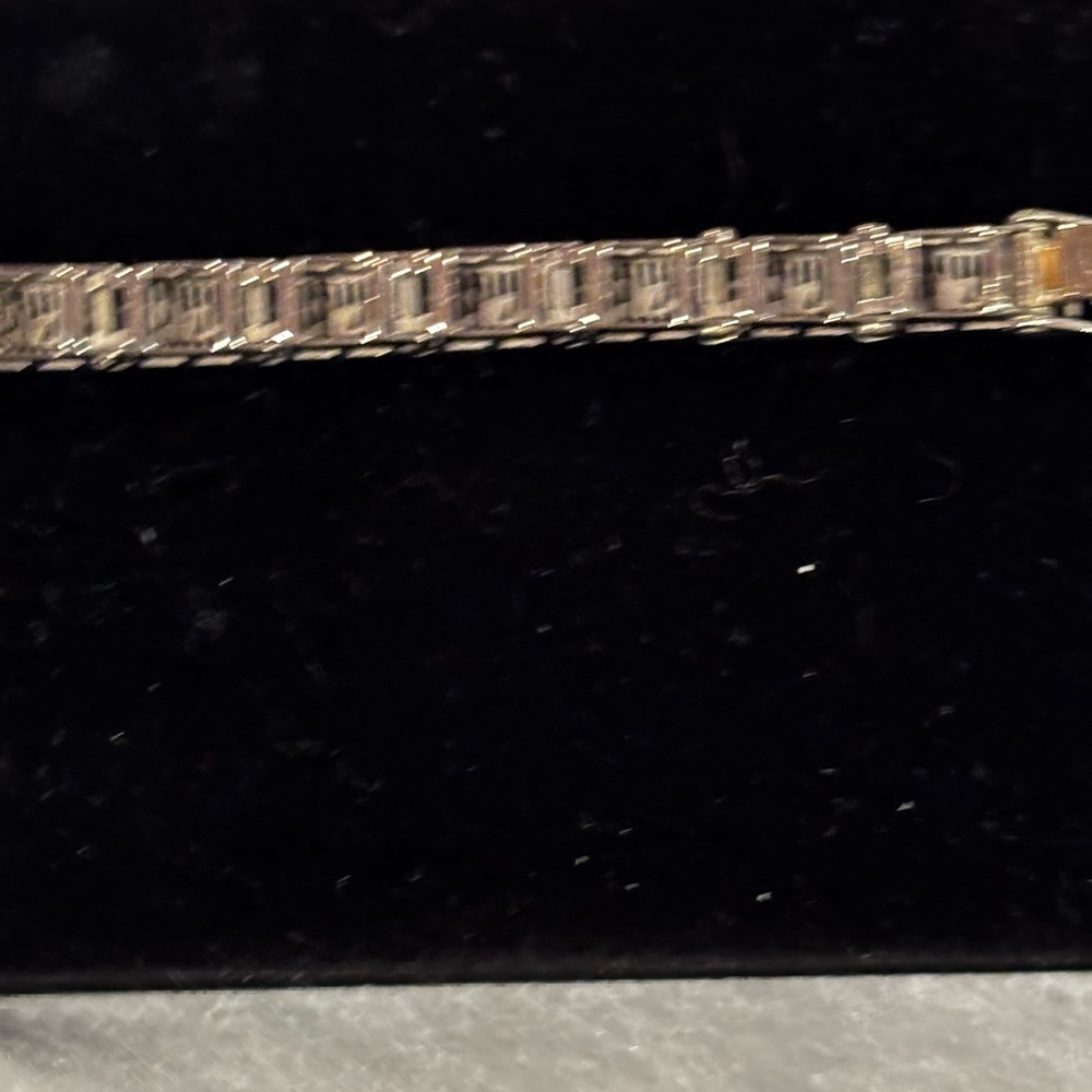 š„Elegant Antique Sapphire & Diamond Bracelet - Picture 9 of 12
